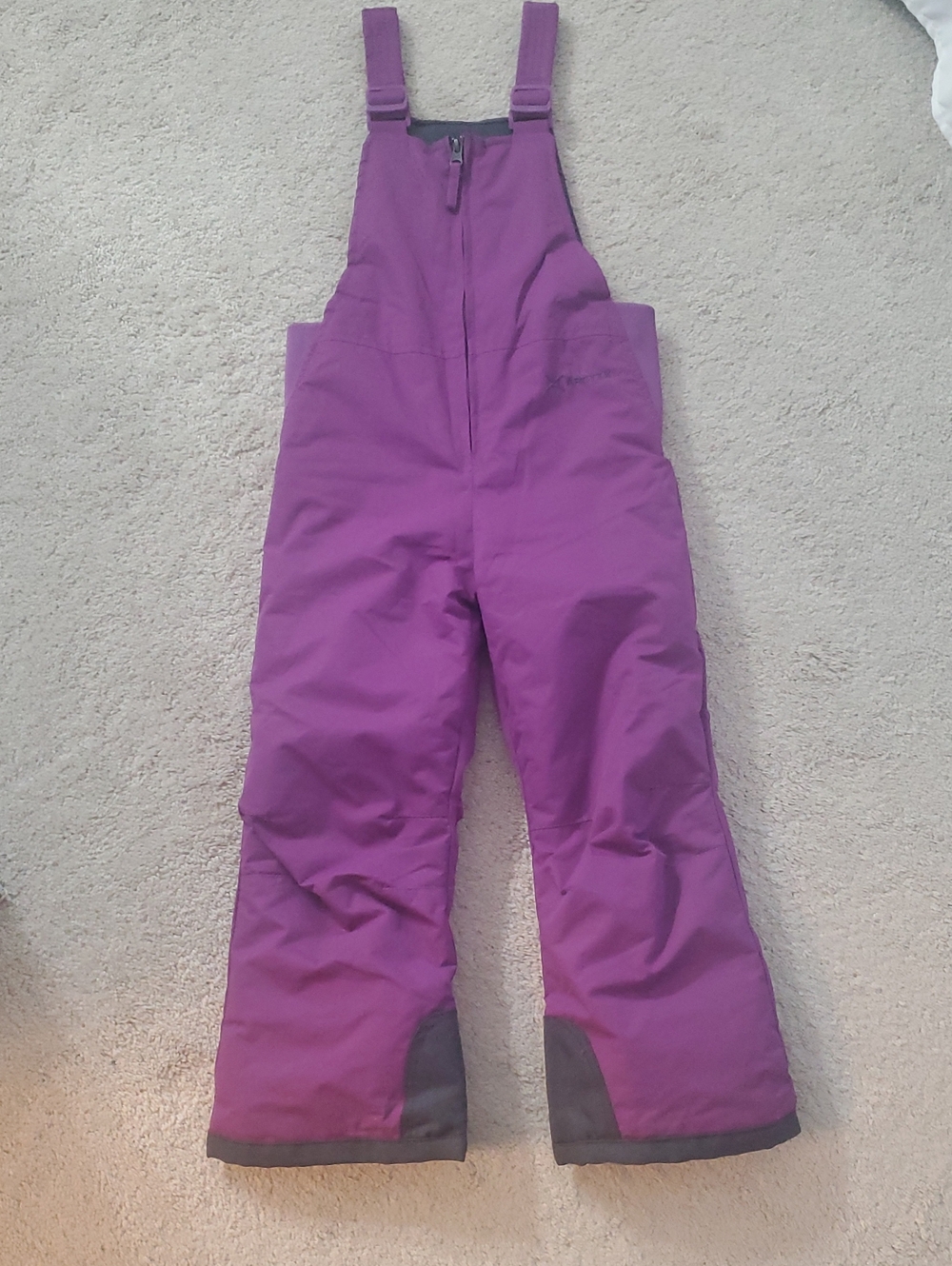 Arctix Purple Kids Insulated Snow Overalls